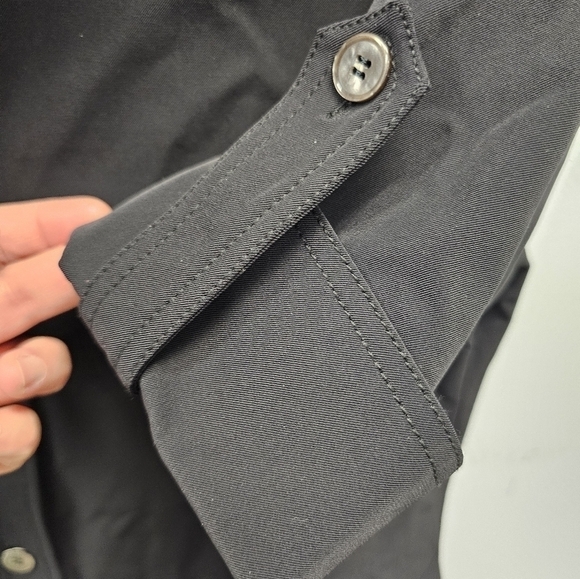 Doncaster Black Button-Up Dress - Picture 6 of 9